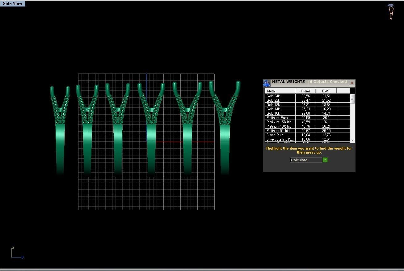 huge solitaire ring series  3D print model_12