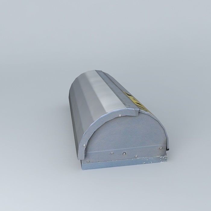 Protective box (type 1). Statoil Fuel Retail, Riga, Latvia Free 3D model_2