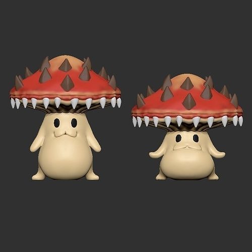 Mushroom STL for 3DPrint 3D print model