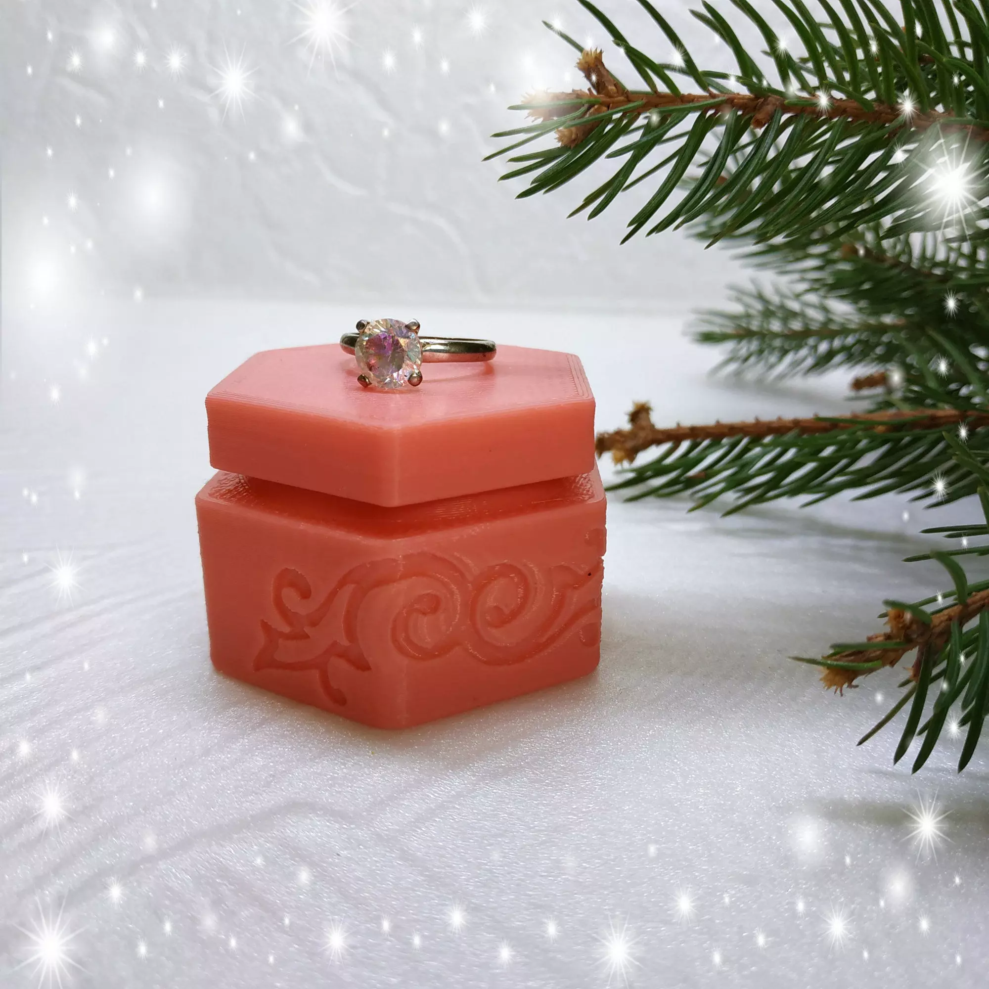  3d printed Coral box 3D print model_0