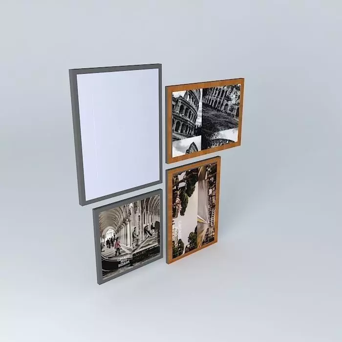 MIXED COMPOSITION 01 Free 3D model_0