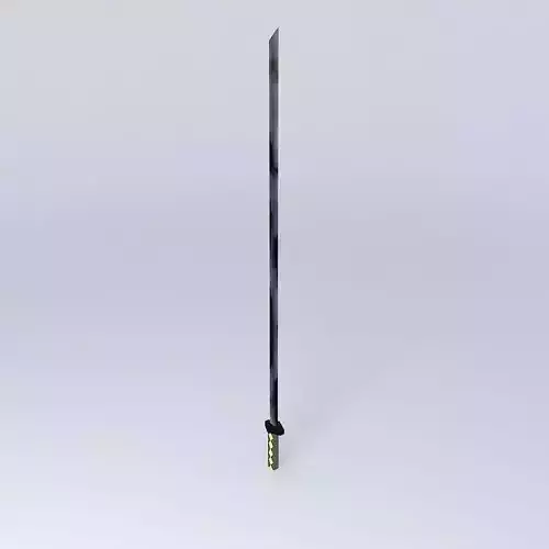 Jacks Samuri sword Free 3D model