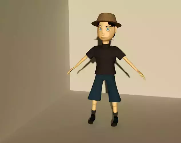 Human cartoon characters