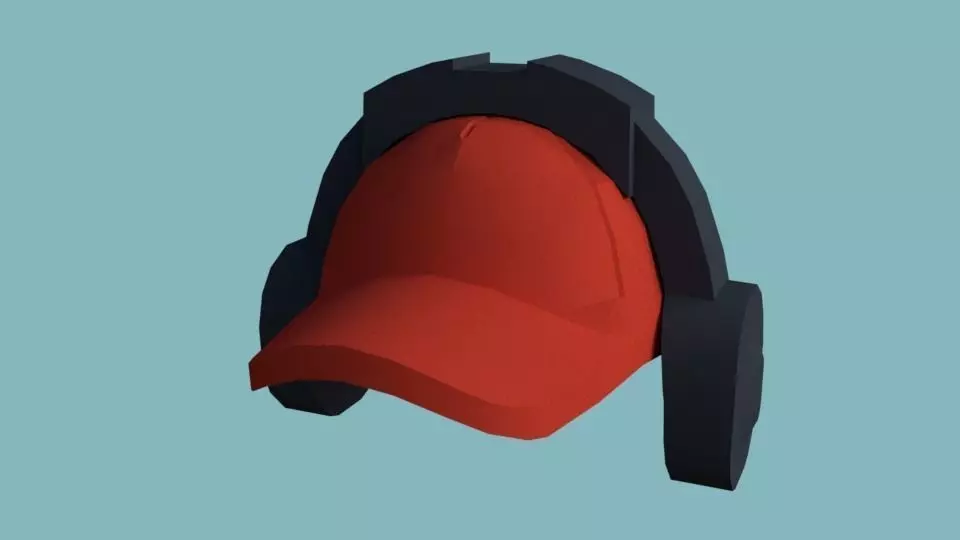 lego cap v2 Free 3D model_0