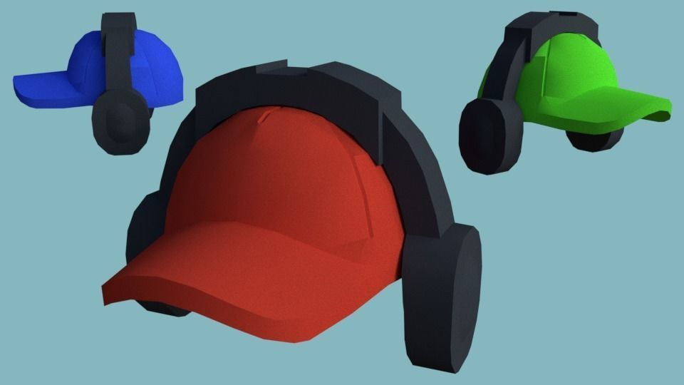lego cap v2 Free 3D model_3