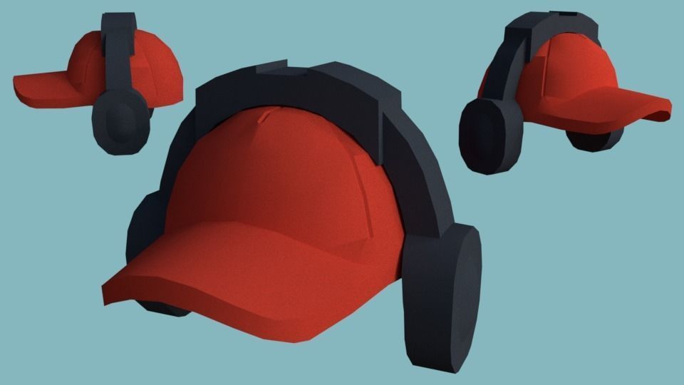 lego cap v2 Free 3D model_2