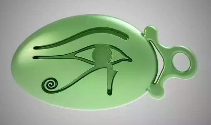 Eye of Horus Keychain 3D print model