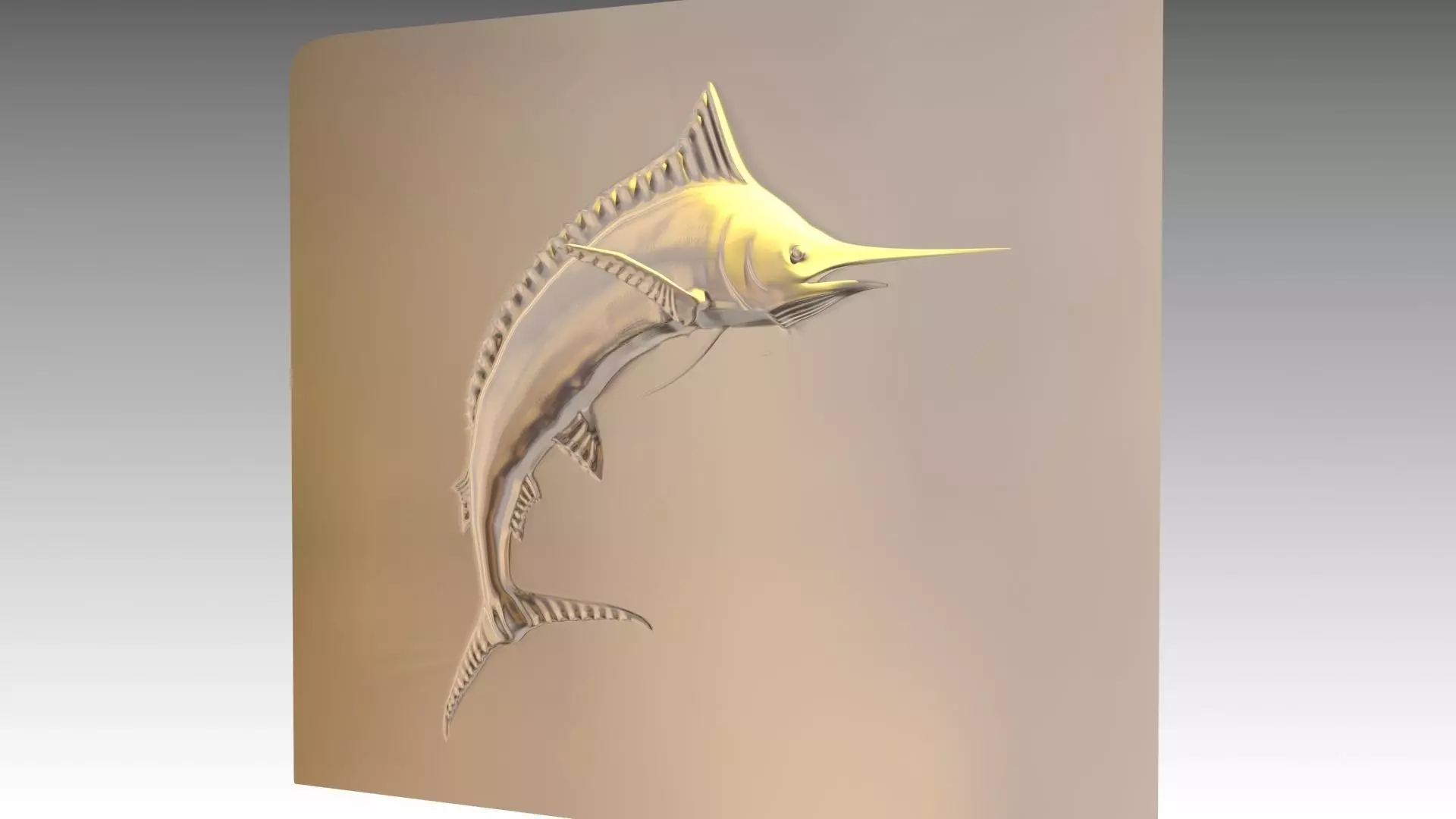 Blue Marlin Print Model 3D print model_0