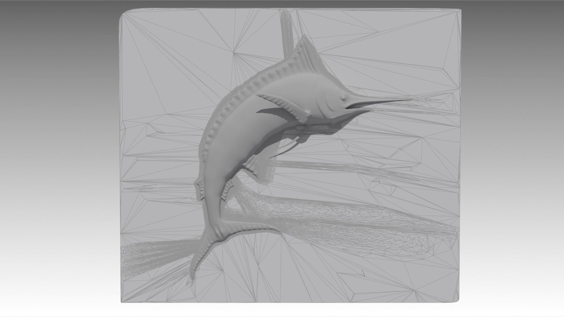 Blue Marlin Print Model 3D print model_3