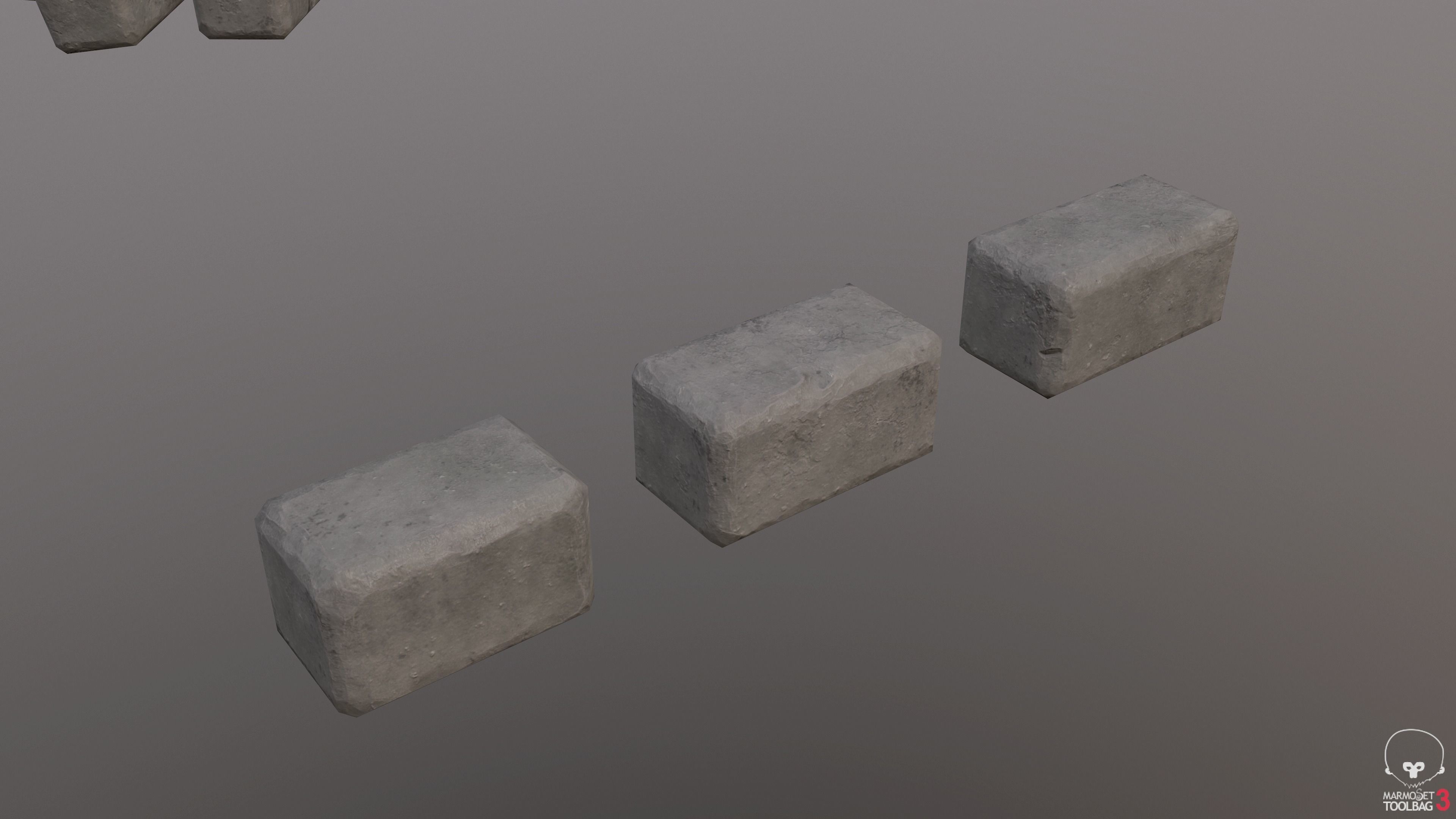 Modular Wall Pack 36 piece Low-poly 3D model_5