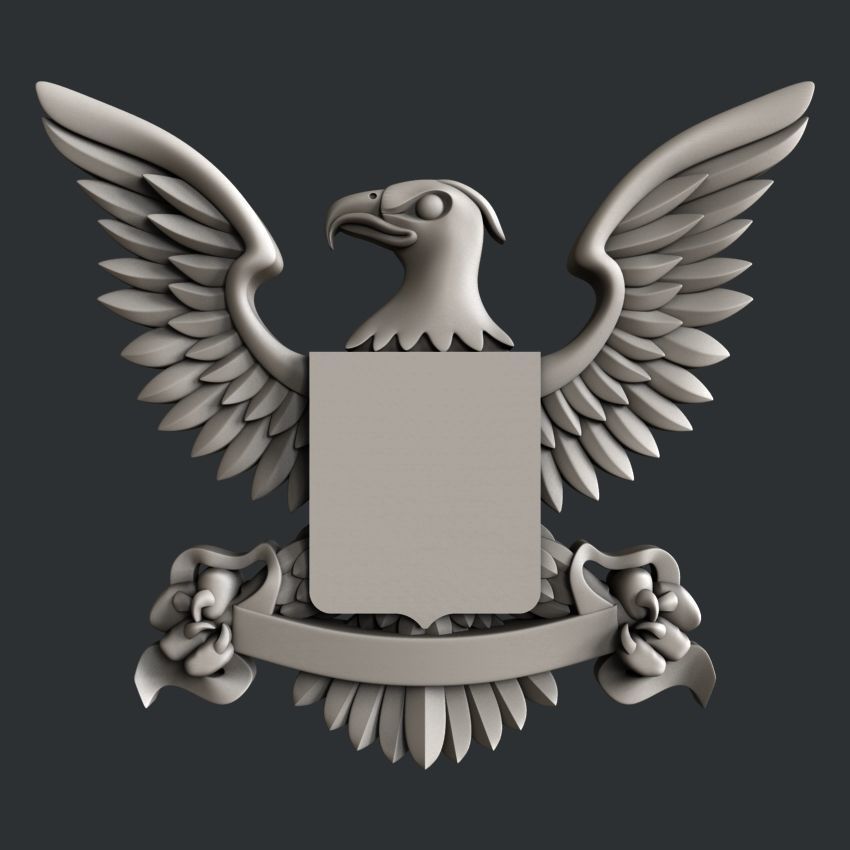 3d STL models for CNC router Eagle 3D model_8