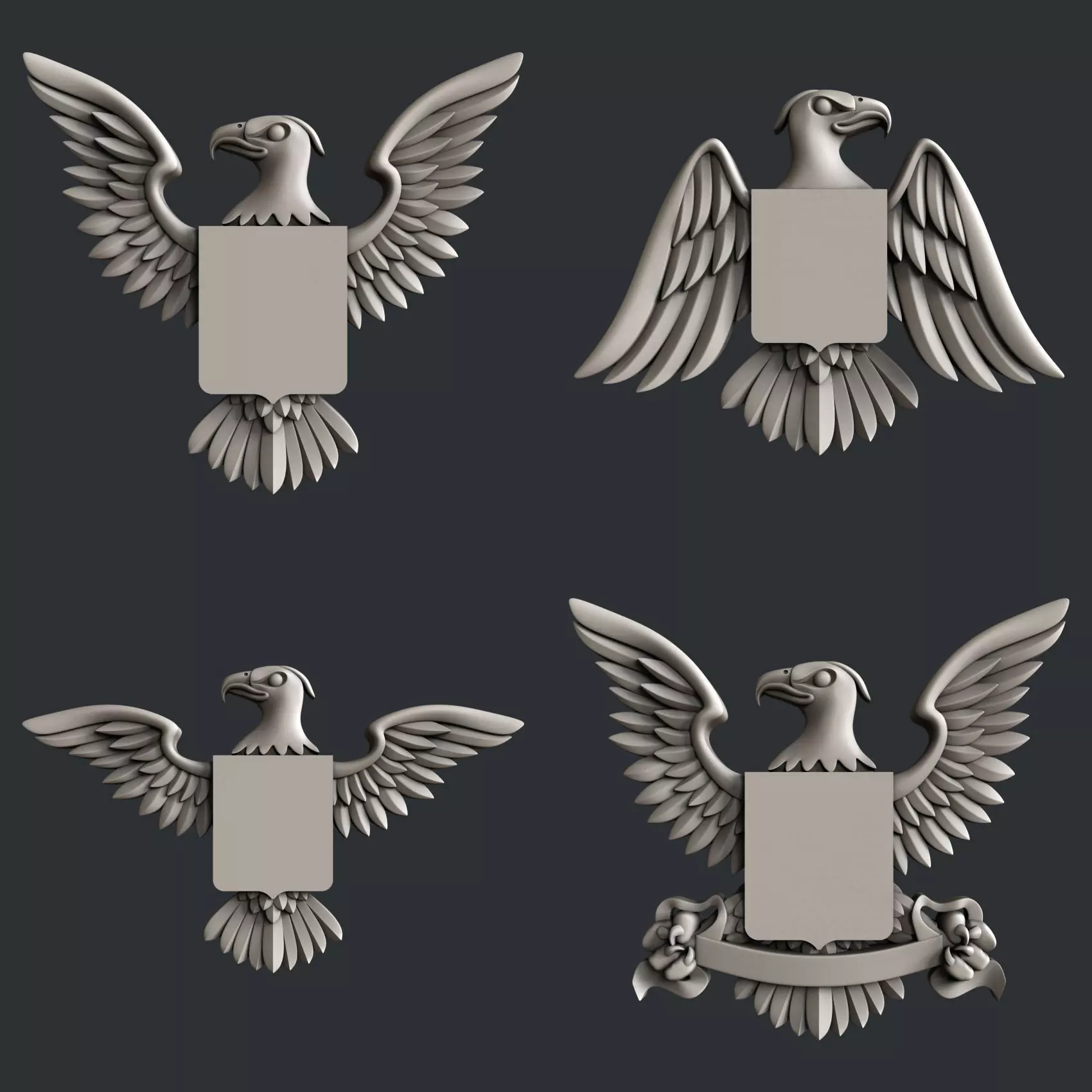 3d STL models for CNC router Eagle 3D model_0