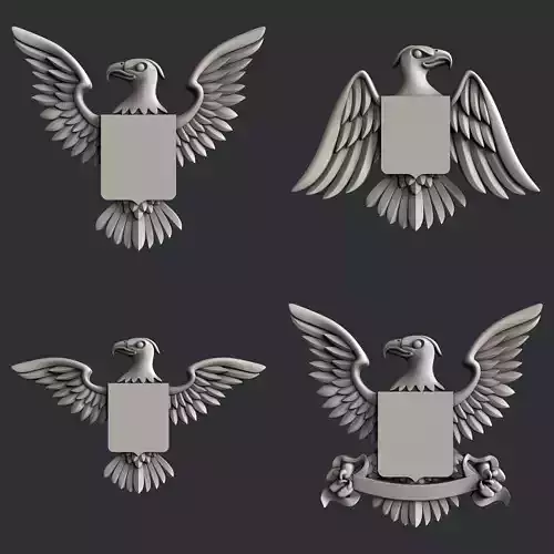 3d STL models for CNC router Eagle