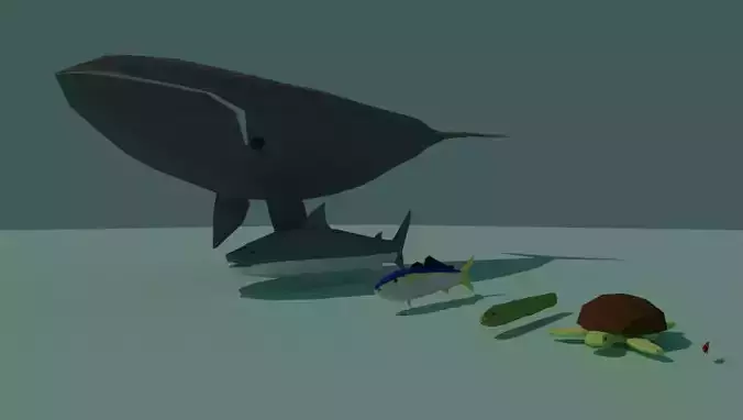 Low Poly Fish Pack