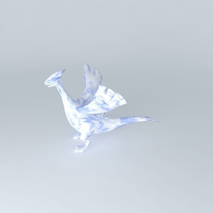 Glass Lugia Free 3D model_2