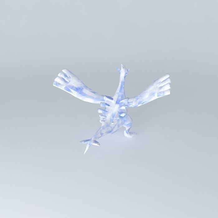 Glass Lugia Free 3D model_1