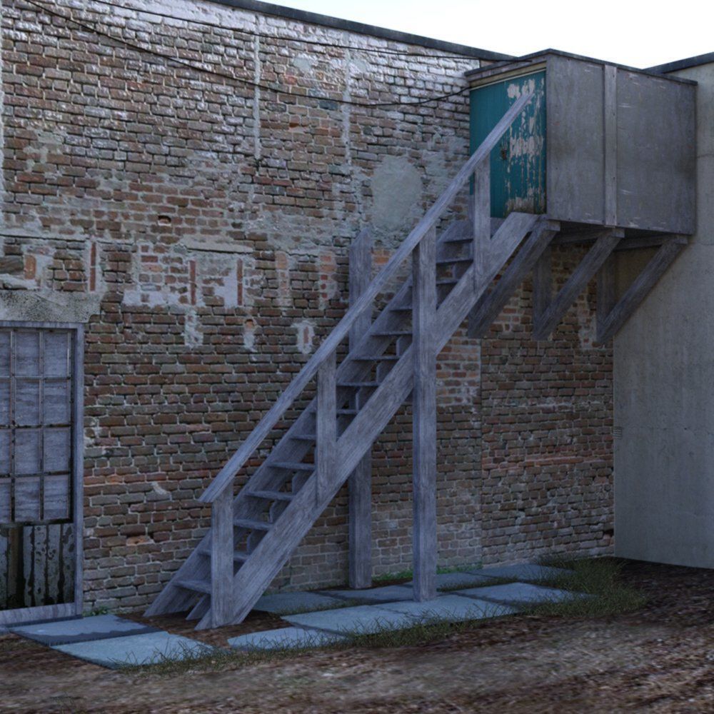 Backyard Building 3D model_12