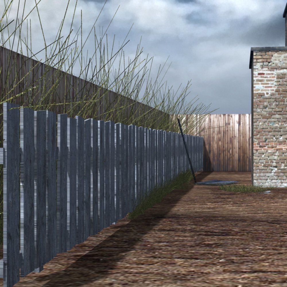 Backyard Building 3D model_3