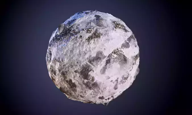 Ground Rock Snow Seamless PBR Texture