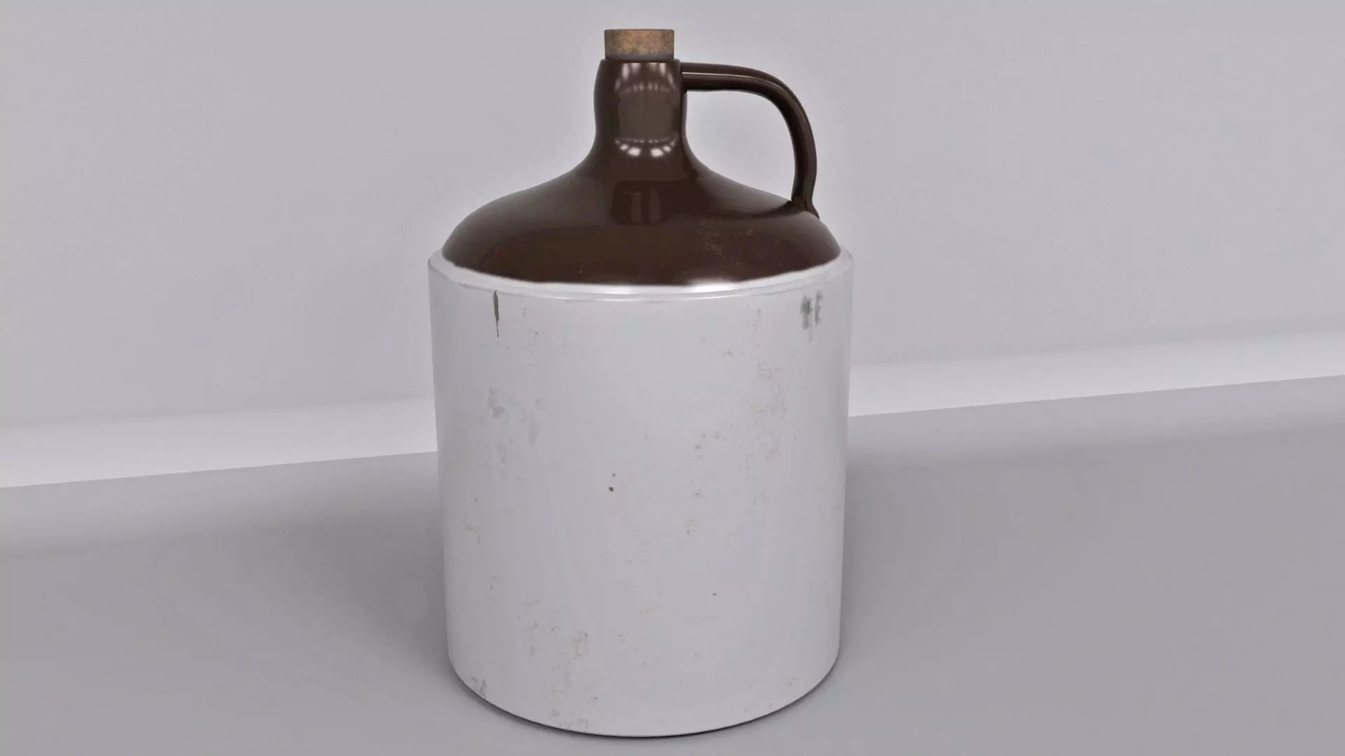 Antique Stoneware Jar 3D model