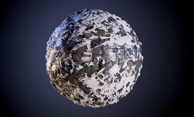 Snow Environment Seamless PBR Texture Texture