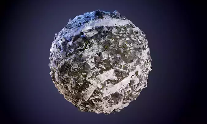 Snow Ground Seamless PBR Texture