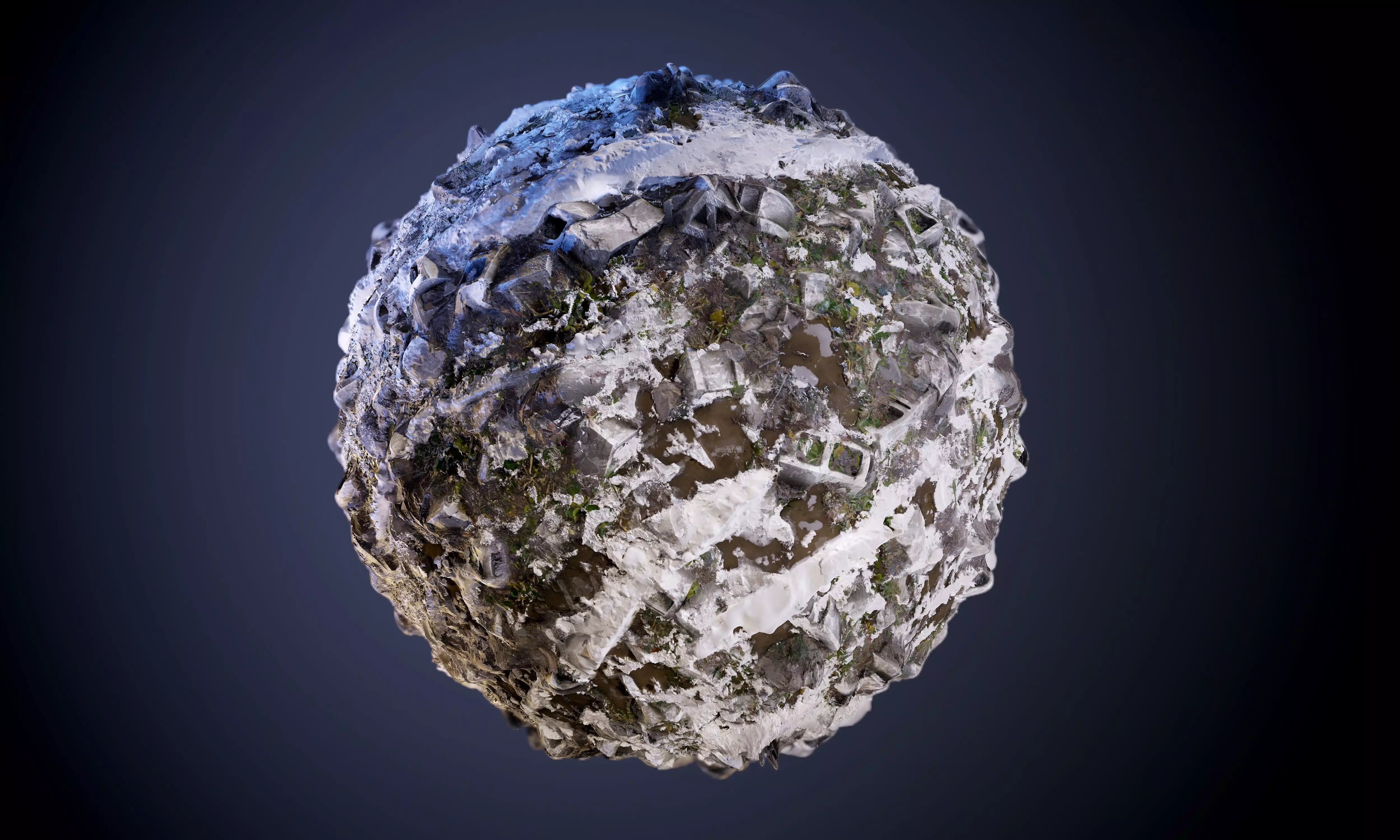 Snow Ground Seamless PBR Texture Texture_0