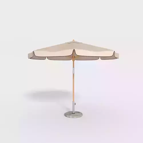 Patio Umbrella - Parasol Low-poly 3D model