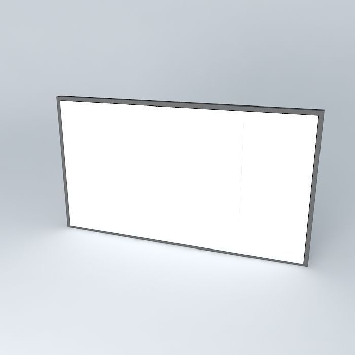 Transport led panel Free 3D model_1