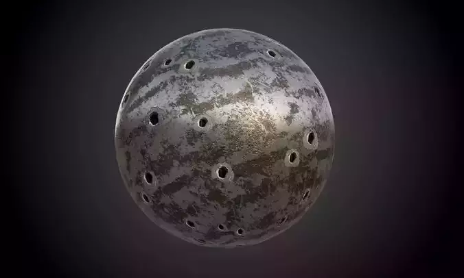 Metal Rusted Seamless PBR Texture