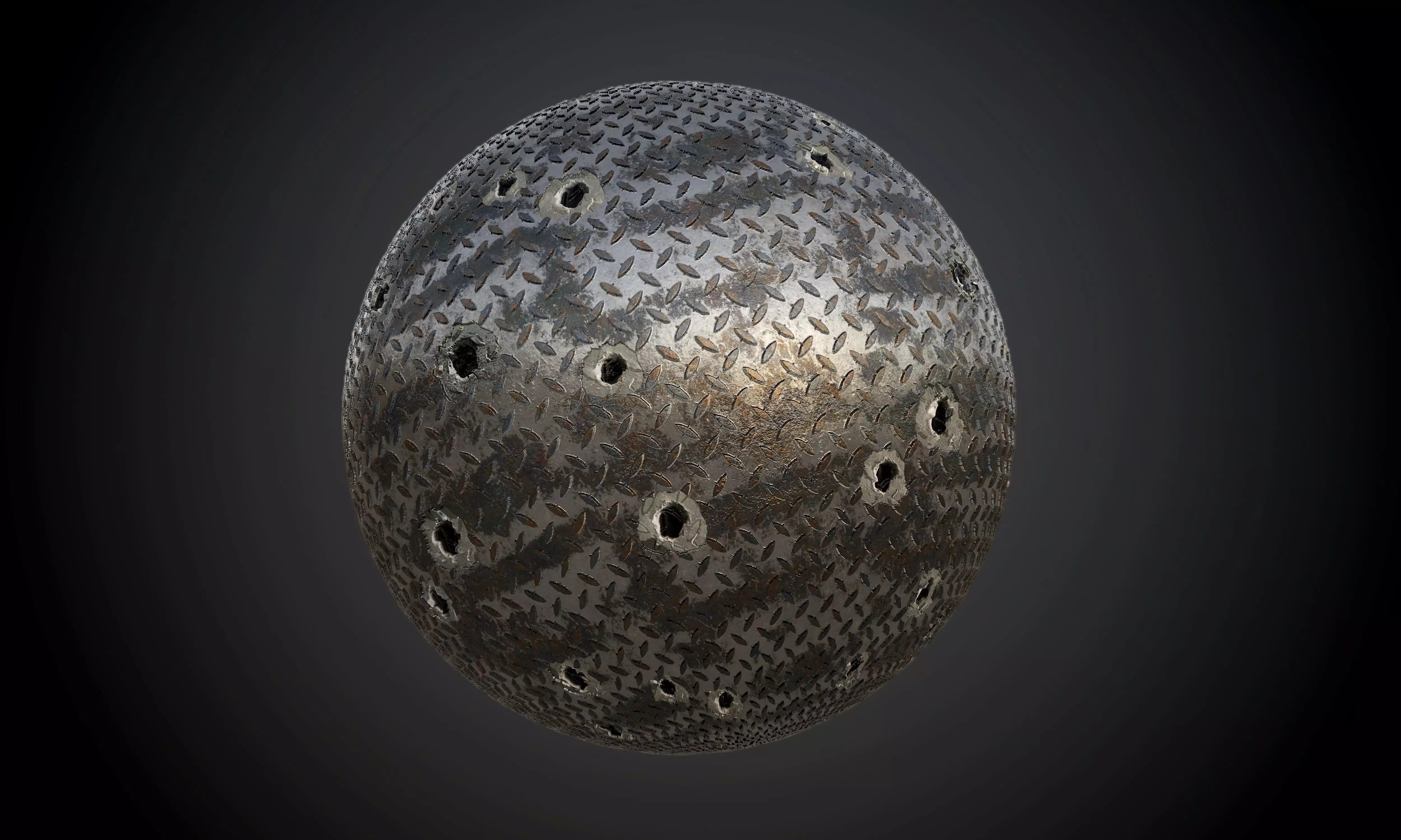 Metal Plated Seamless PBR Texture Texture_0