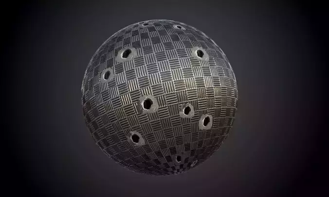 Metal Rusted Old Decay Seamless PBR Texture