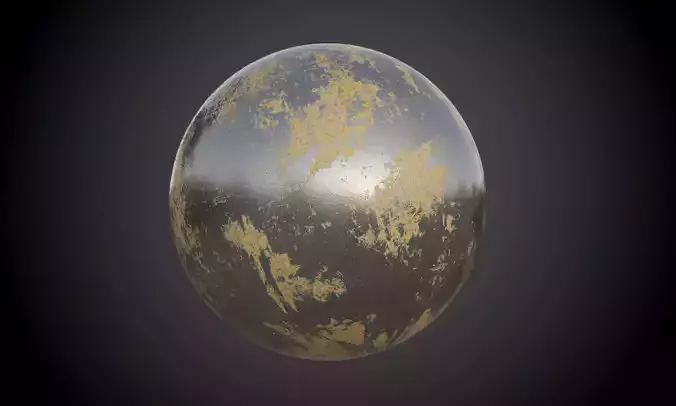 Metal Rusted Painted Seamless PBR Texture