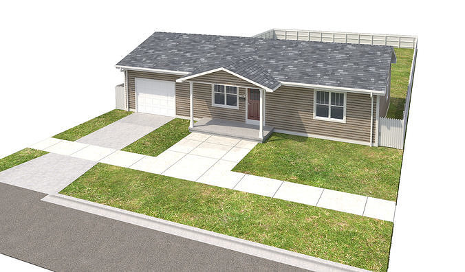 House-053 3D model 7