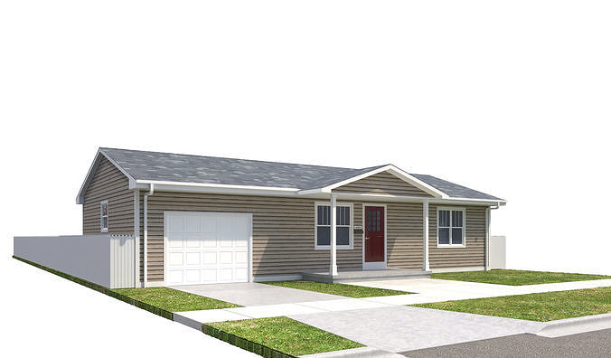 House-053 3D model 4