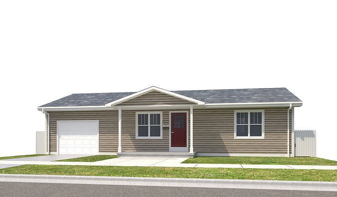 House-053 3D model 2