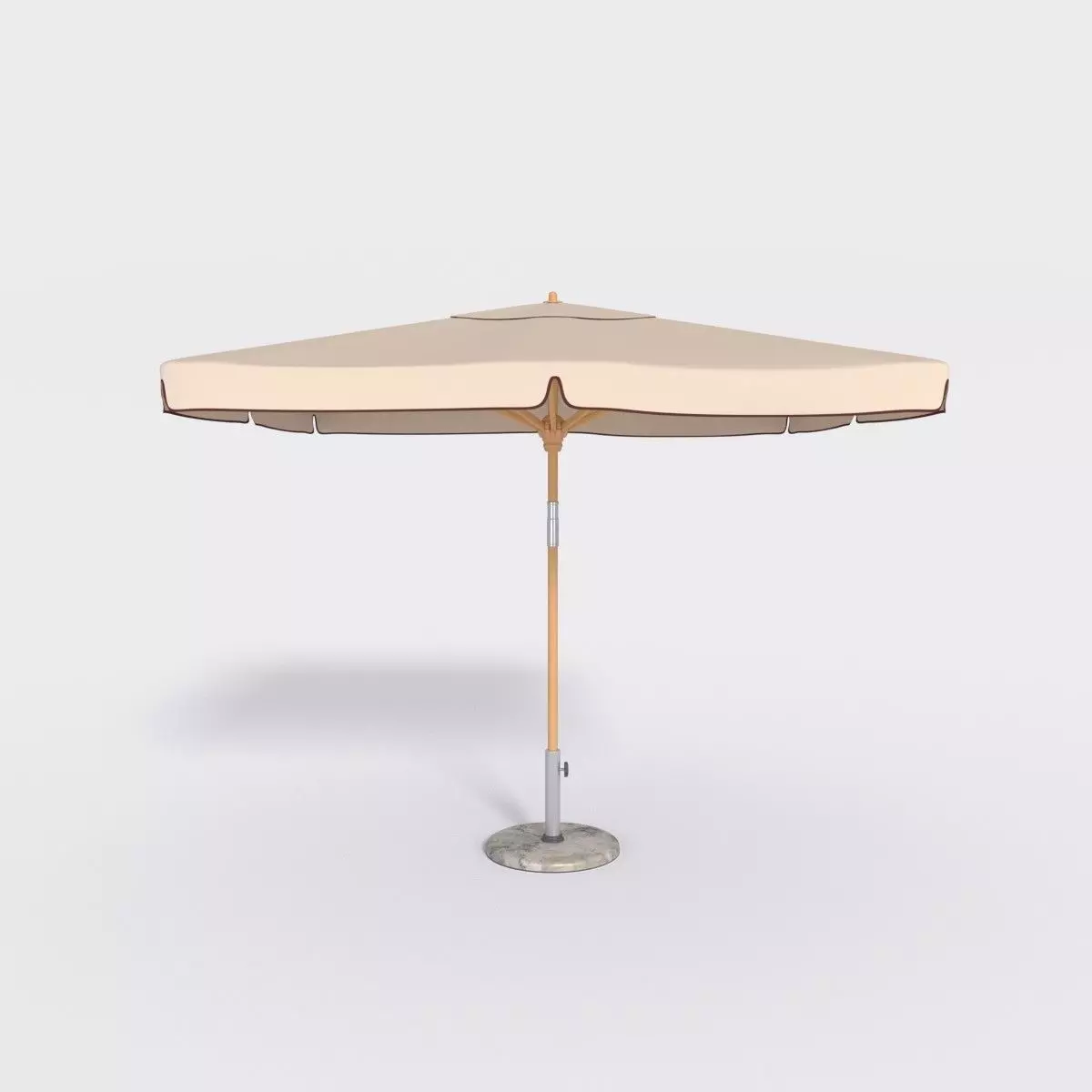 Umbrella Patio Parasol 6 Low-poly 3D model_0