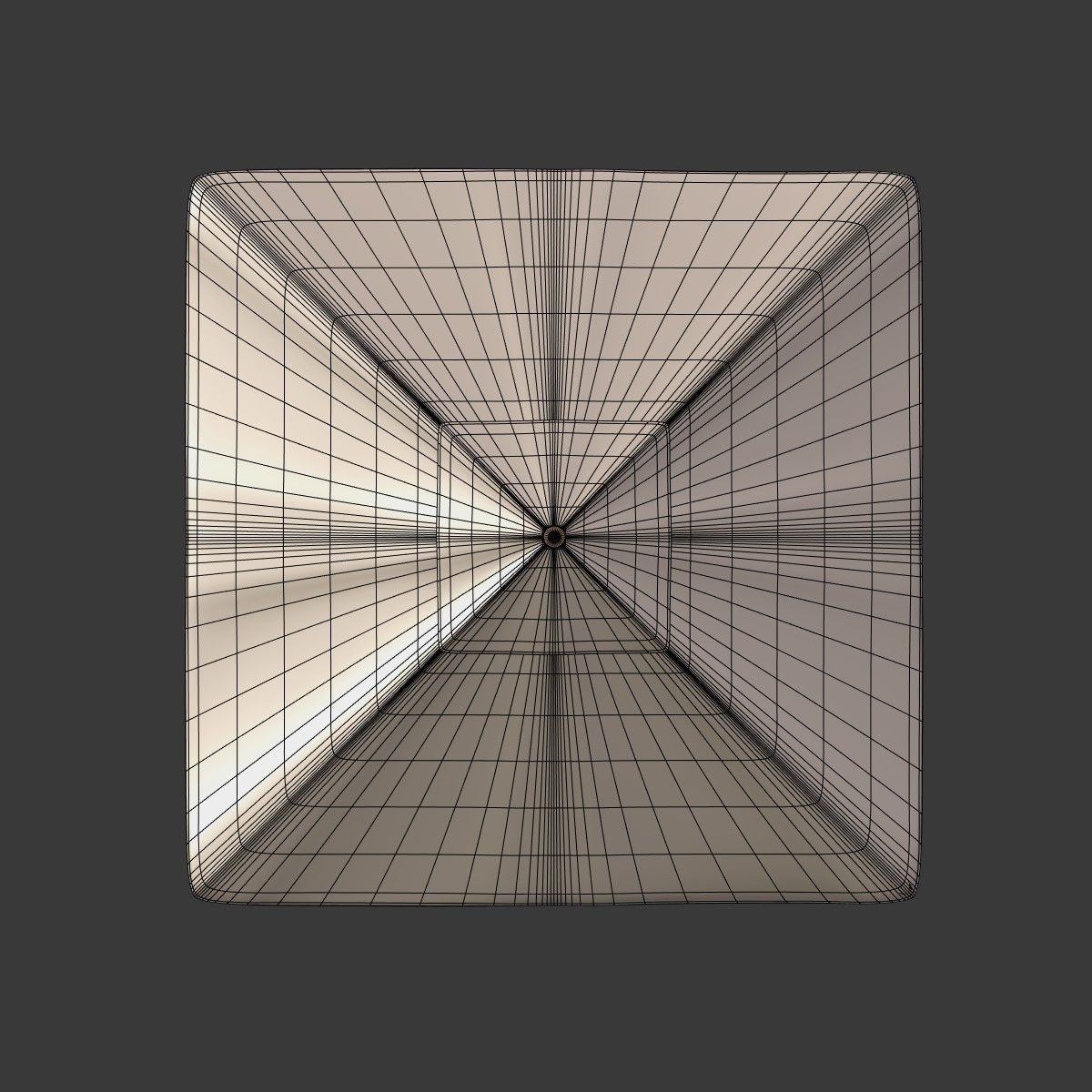 Umbrella Patio Parasol 6 Low-poly 3D model_11