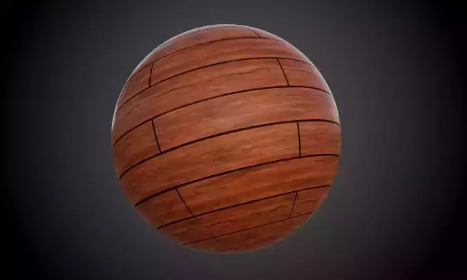 Wood Flooring Seamless PBR Texture
