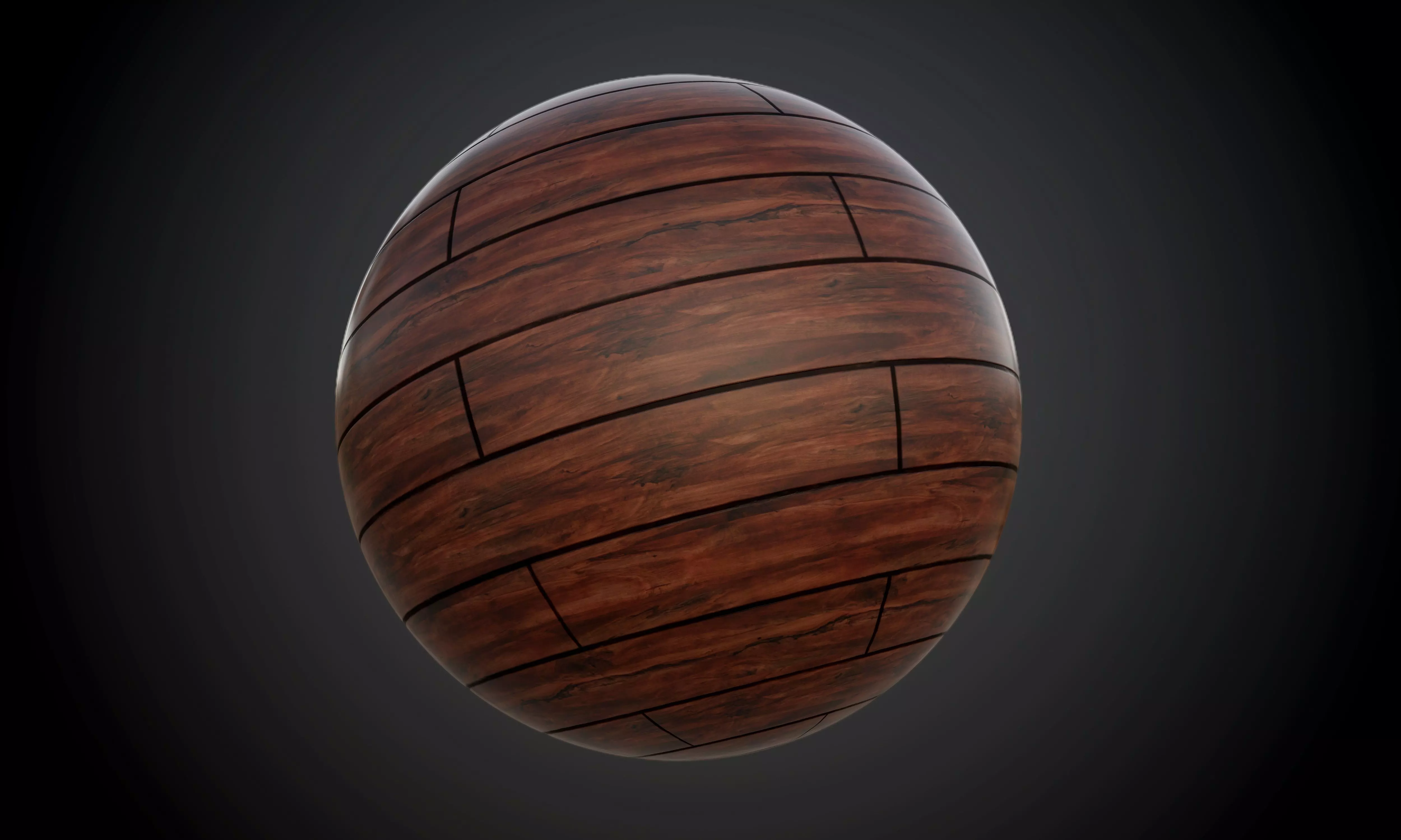Wood Floor Planks Seamless PBR Texture Texture_0