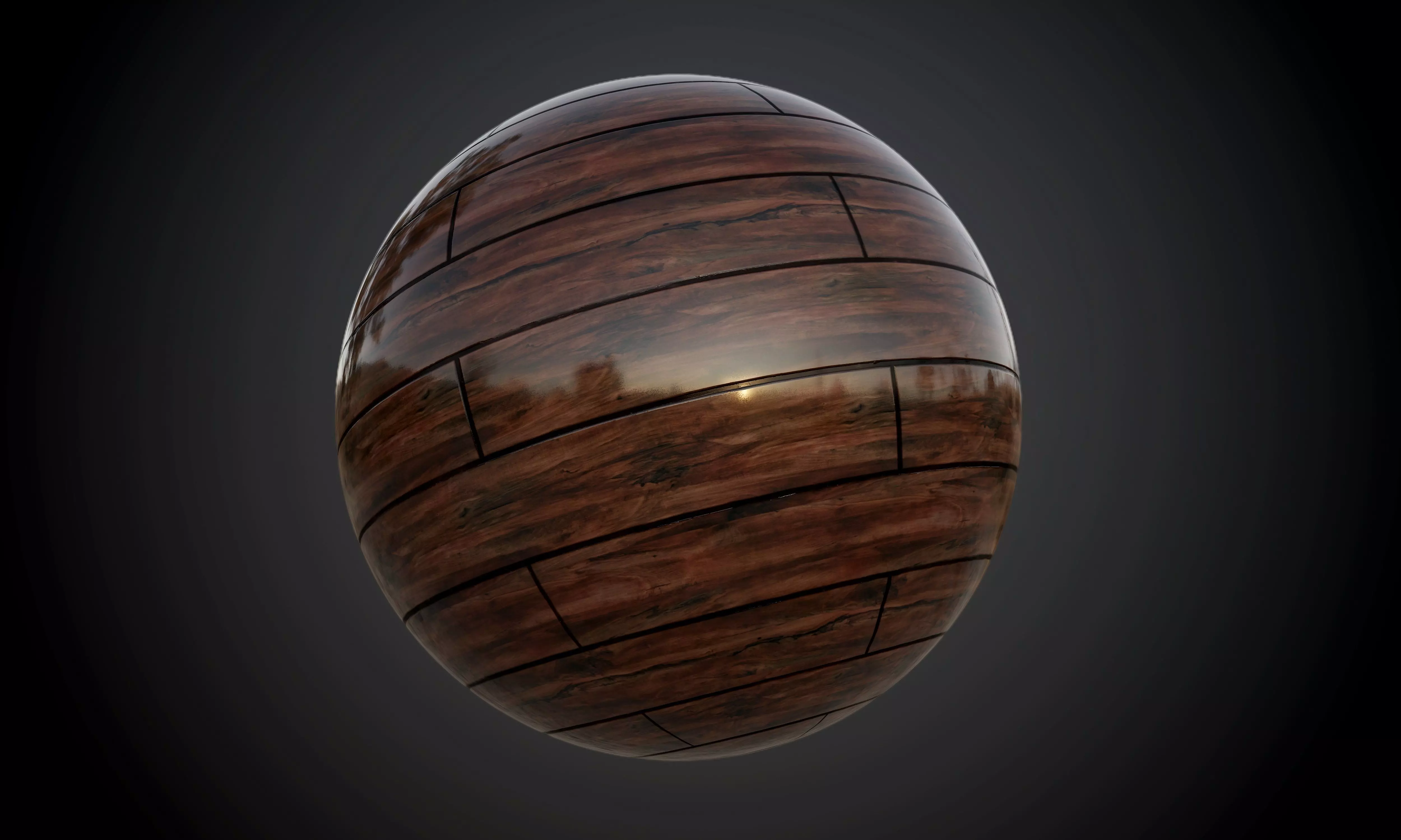 Wood Planks Dark Seamless PBR Texture Texture_0