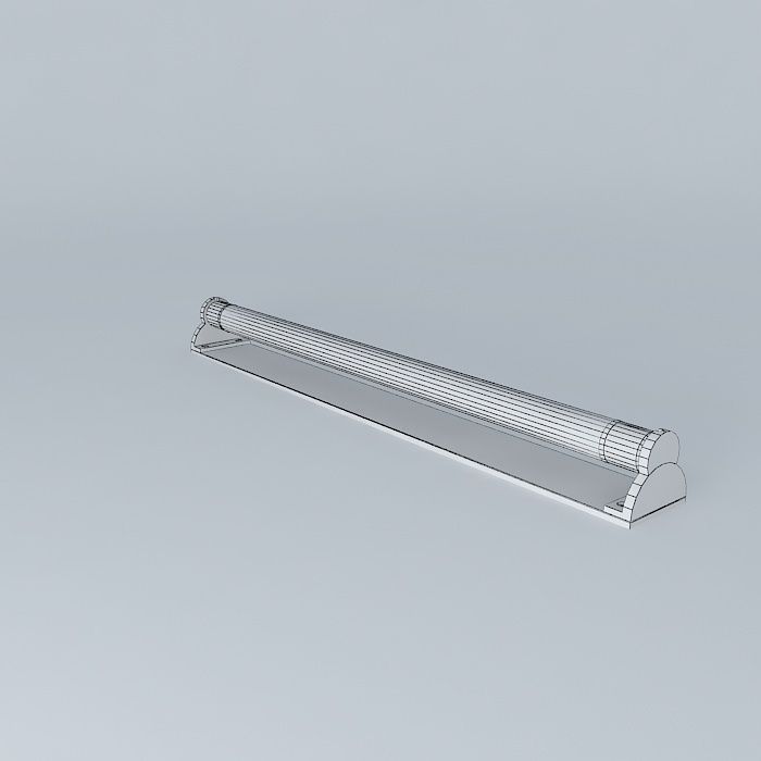 Lamp led light bar Free 3D model_3