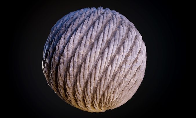 Rope Dirty Seamless PBR Texture Texture