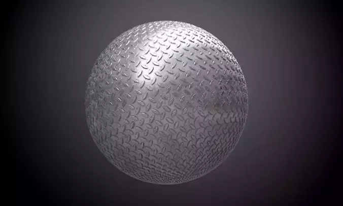 Metal Kick Plate Seamless PBR Texture