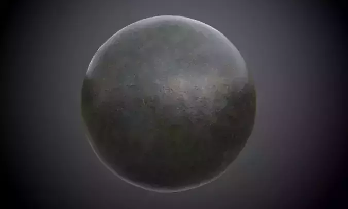 Metal Military Painted Seamless PBR Texture Texture