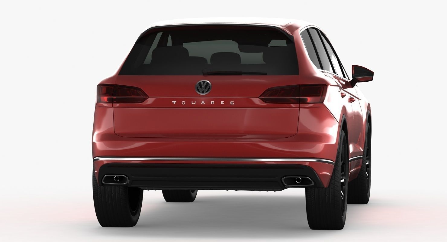Volksvagen Touareg 2019 Low-poly 3D model_2