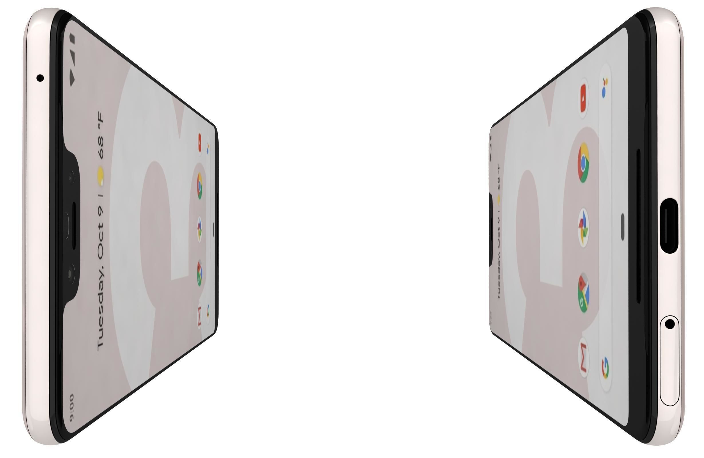 Google Pixel 3 XL All Colors 3D model_7