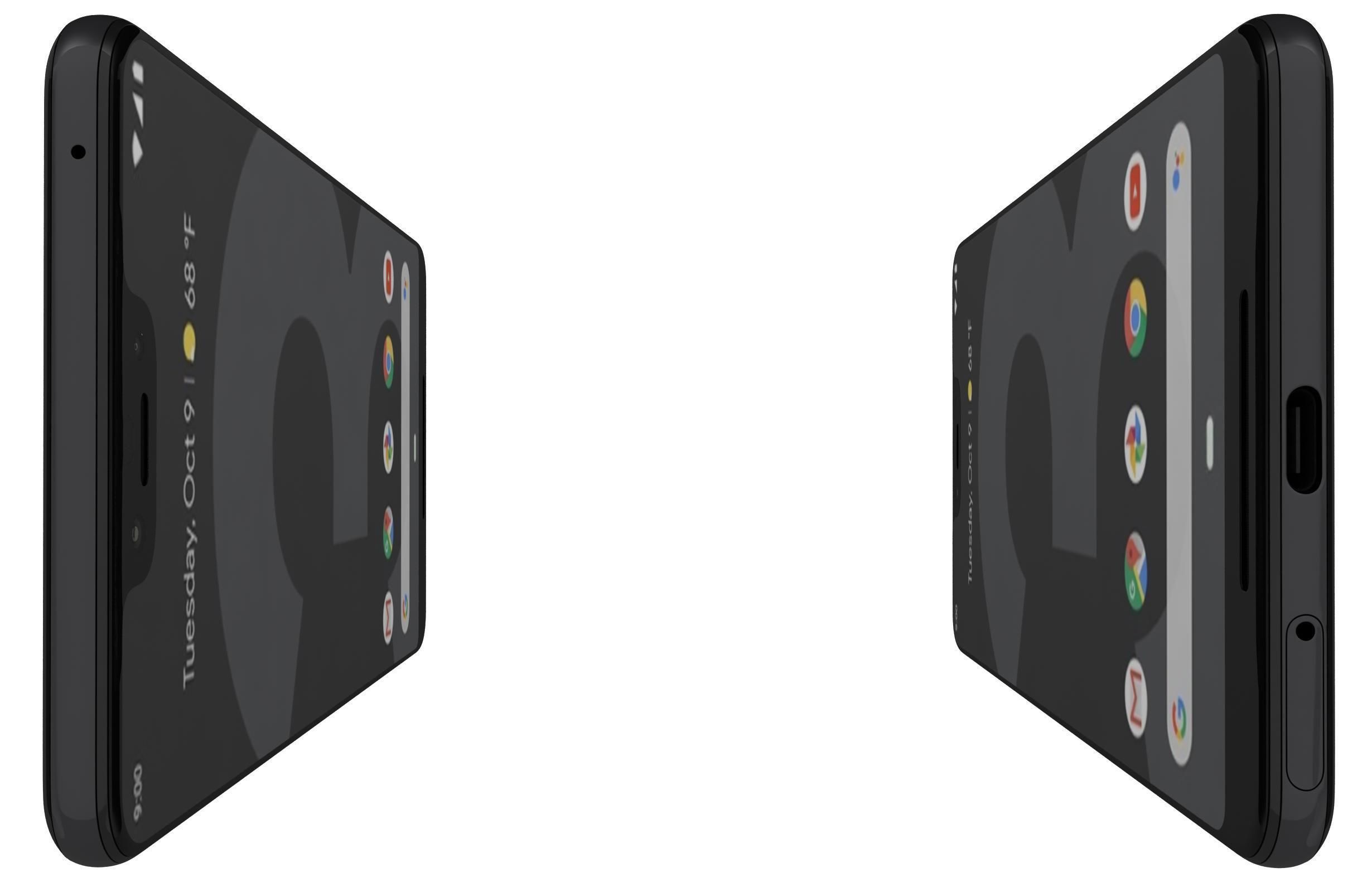 Google Pixel 3 XL All Colors 3D model_8