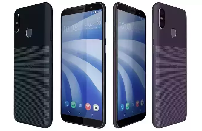 HTC U12 Life Moonlight Blue and Twilight Purple