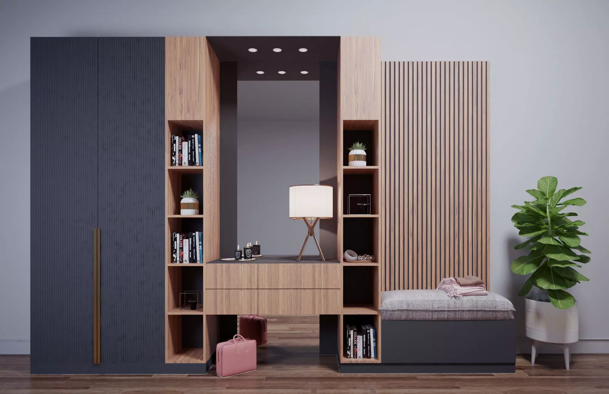 Entrance Hall Cabinet  3D model_0